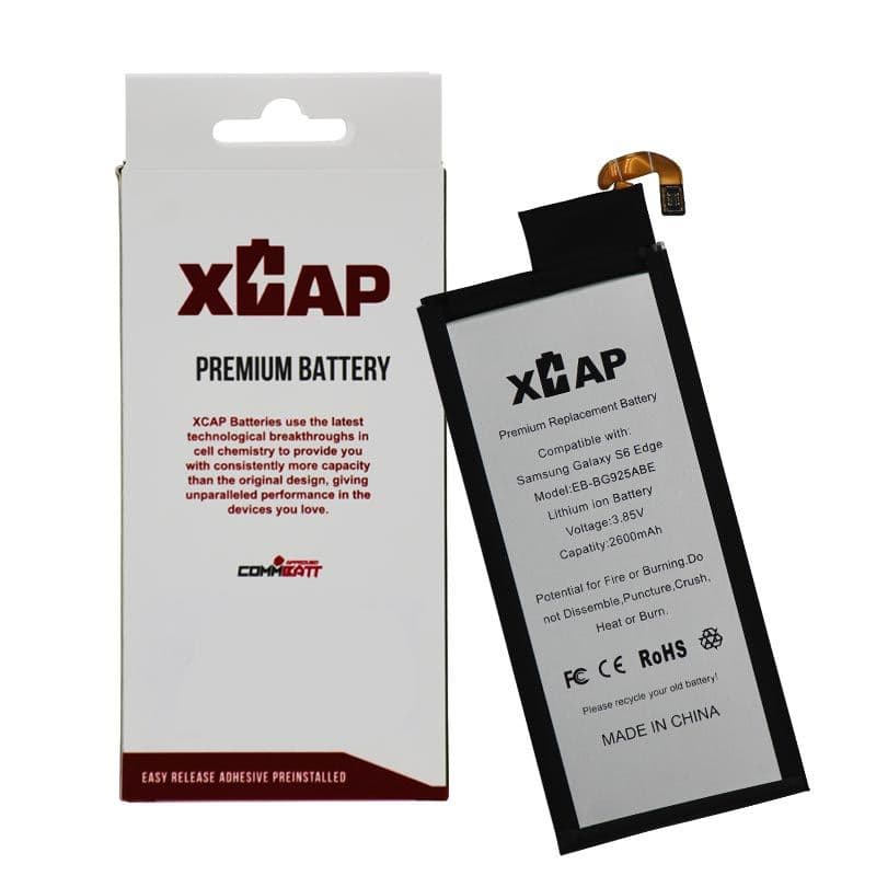 XCAP- Battery for Samsung Galaxy S6 Edge (2600 mAh) (G925)