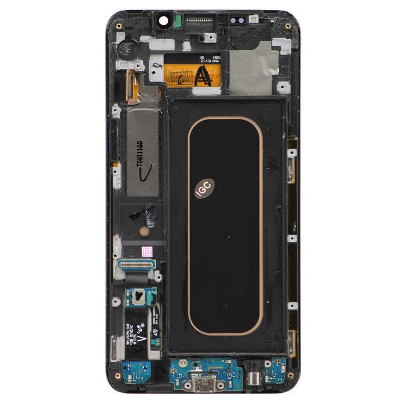 Refurbished - OLED Screen and Digitizer Assembly w/ Frame for Samsung Galaxy S6 Edge Plus (G928) (Black Sapphire)