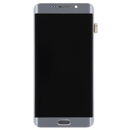 Refurbished - OLED Screen and Digitizer Assembly w/ Frame for Samsung Galaxy S6 Edge Plus (G928) (Silver Titan)