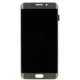 Refurbished - OLED Screen and Digitizer Assembly for Samsung Galaxy S6 Edge Plus (G928) (No Frame) (Gold Platinum)