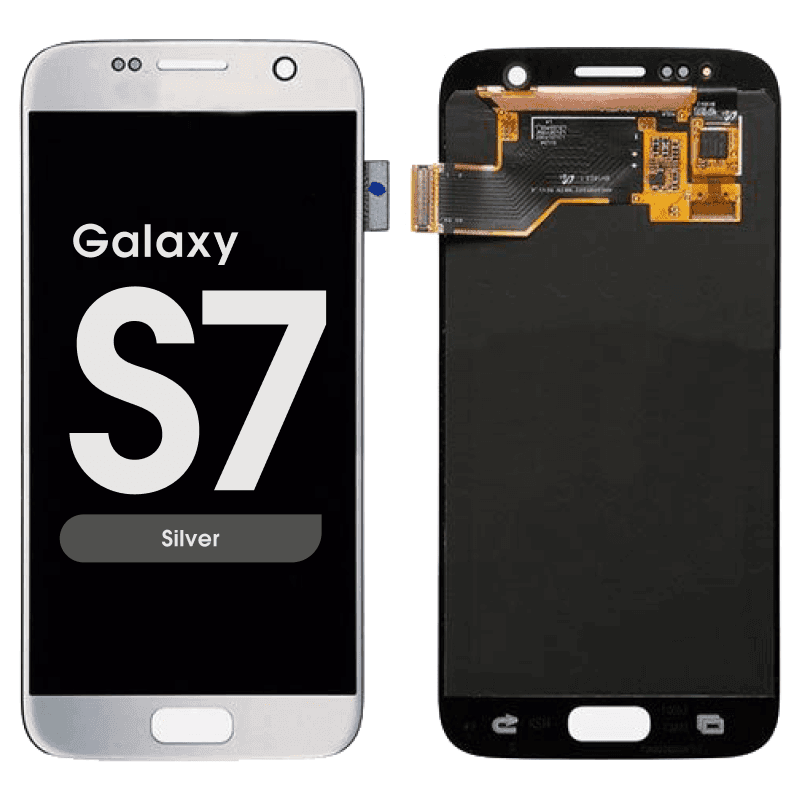 Refurbished - OLED Screen and Digitizer Assembly for Samsung Galaxy S7 (G930) (No Frame) (Silver)