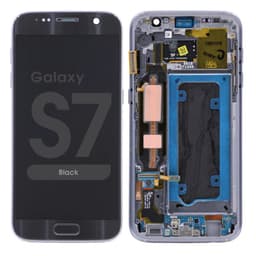 Refurbished - OLED Screen and Digitizer Assembly w/ Frame for Samsung Galaxy S7 (US Models Only) (G930) (Black)
