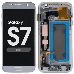 Refurbished - OLED Screen and Digitizer Assembly w/ Frame for Samsung Galaxy S7 (US Models Only) (G930) (Silver)
