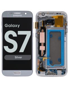 Refurbished - OLED Screen and Digitizer Assembly w/ Frame for Samsung Galaxy S7 (US Models Only) (G930) (Silver)