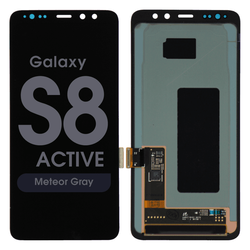 Refurbished - OLED Screen and Digitizer Assembly for Samsung Galaxy S8 Active (G892) (No Frame) (Meteor Gray)