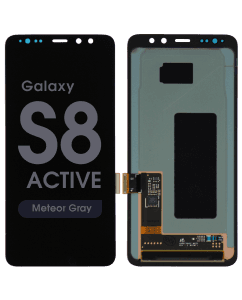 Refurbished - OLED Screen and Digitizer Assembly for Samsung Galaxy S8 Active (G892) (No Frame) (Meteor Gray)