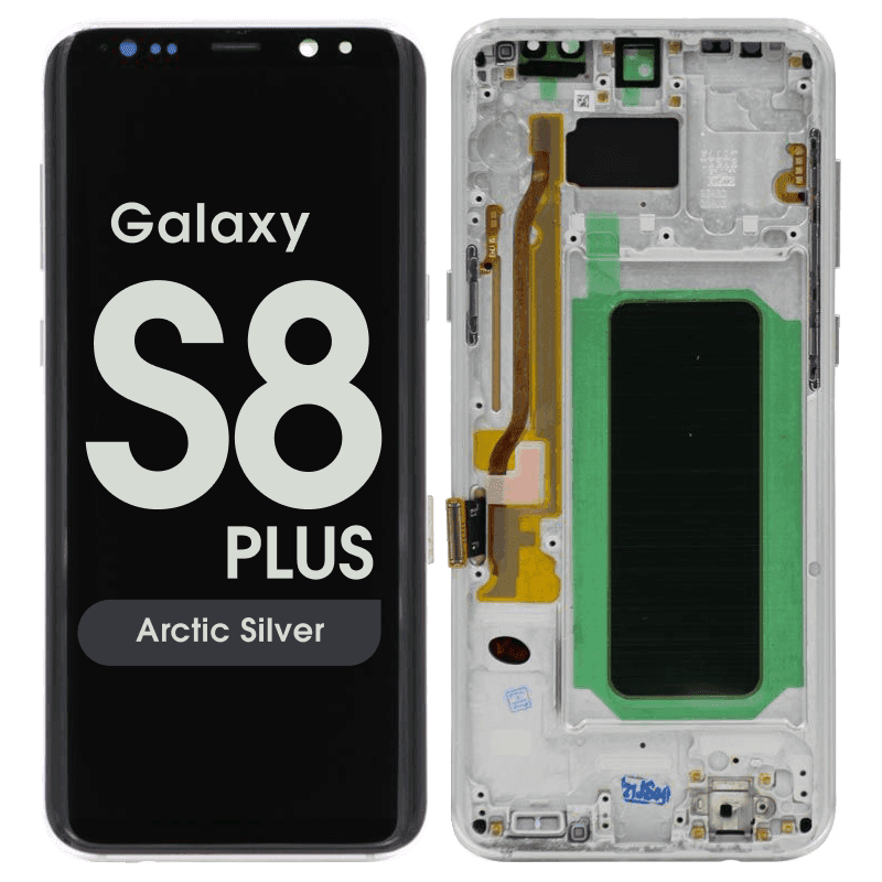 Aftermarket - OLED Screen and Digitizer Assembly w/ Frame for Samsung Galaxy S8 Plus (G955) (Arctic Silver)