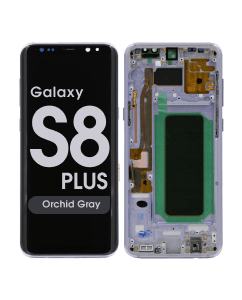 Aftermarket - OLED Screen and Digitizer Assembly w/ Frame for Samsung Galaxy S8 Plus (G955) (Orchid Gray)