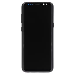 Aftermarket - OLED Screen and Digitizer Assembly w/ Frame for Samsung Galaxy S8 Plus (G955) (Midnight Black)