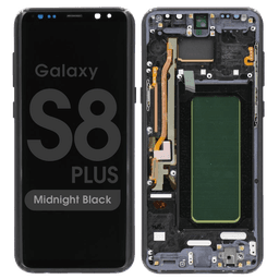 Aftermarket - OLED Screen and Digitizer Assembly w/ Frame for Samsung Galaxy S8 Plus (G955) (Midnight Black)