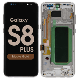 Aftermarket - OLED Screen and Digitizer Assembly w/ Frame for Samsung Galaxy S8 Plus (G955) (Maple Gold)
