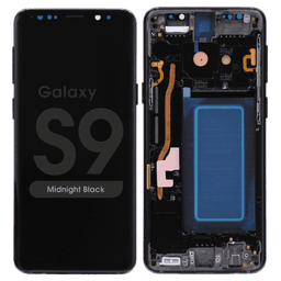 Refurbished - OLED Screen and Digitizer Assembly w/ Frame for Samsung Galaxy S9 (G960) (Midnight Black)