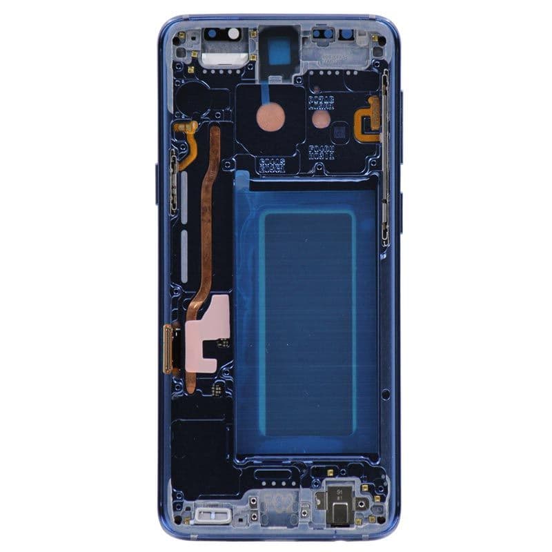 Refurbished - OLED Screen and Digitizer Assembly w/ Frame for Samsung Galaxy S9 (G960) (Coral Blue)