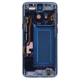 Refurbished - OLED Screen and Digitizer Assembly w/ Frame for Samsung Galaxy S9 (G960) (Coral Blue)