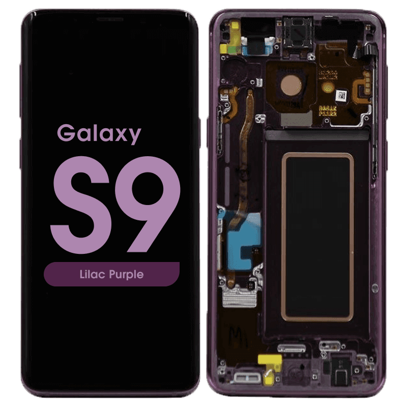 Service Pack - OLED Screen and Digitizer Assembly w/ Frame for Samsung Galaxy S9 (G960) (Lilac Purple)