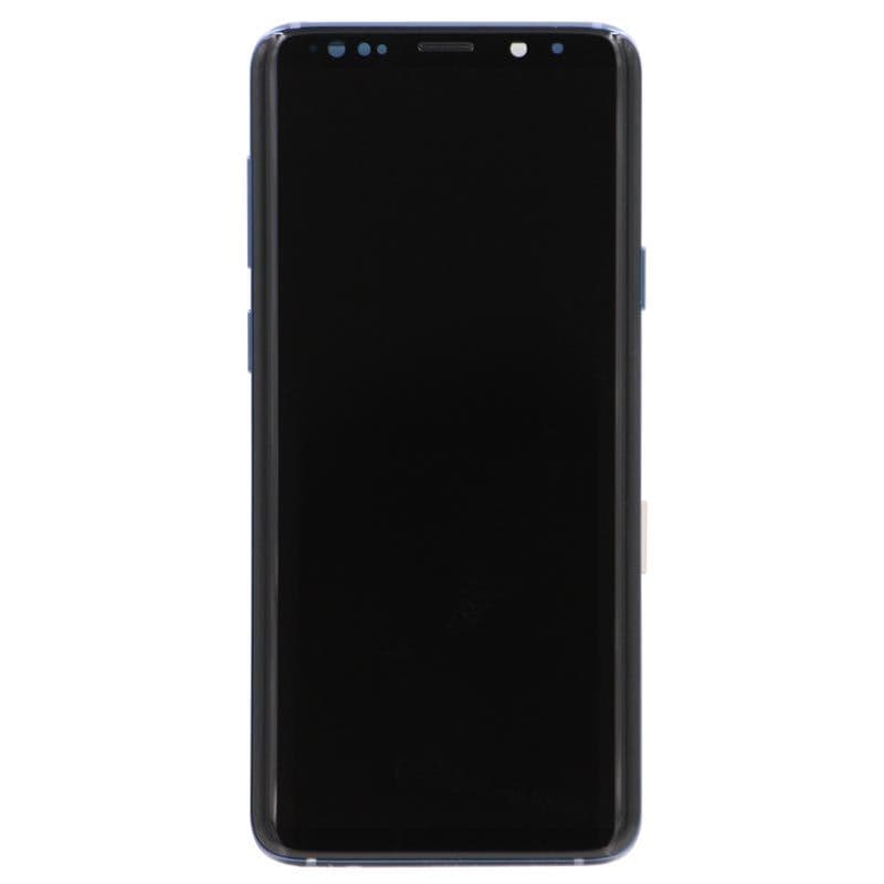 Aftermarket - OLED Screen and Digitizer Assembly w/ Frame for Samsung Galaxy S9 Plus (G965) (Coral Blue)