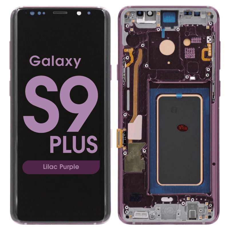 Aftermarket - OLED Screen and Digitizer Assembly w/ Frame for Samsung Galaxy S9 Plus (G965) (Lilac Purple)