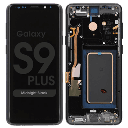 Aftermarket - OLED Screen and Digitizer Assembly w/ Frame for Samsung Galaxy S9 Plus (G965) (Midnight Black)