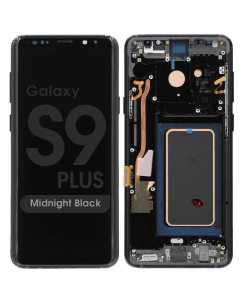 Aftermarket - OLED Screen and Digitizer Assembly w/ Frame for Samsung Galaxy S9 Plus (G965) (Midnight Black)