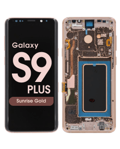 Aftermarket - OLED Screen and Digitizer Assembly w/ Frame for Samsung Galaxy S9 Plus (G965) (Sunrise Gold)
