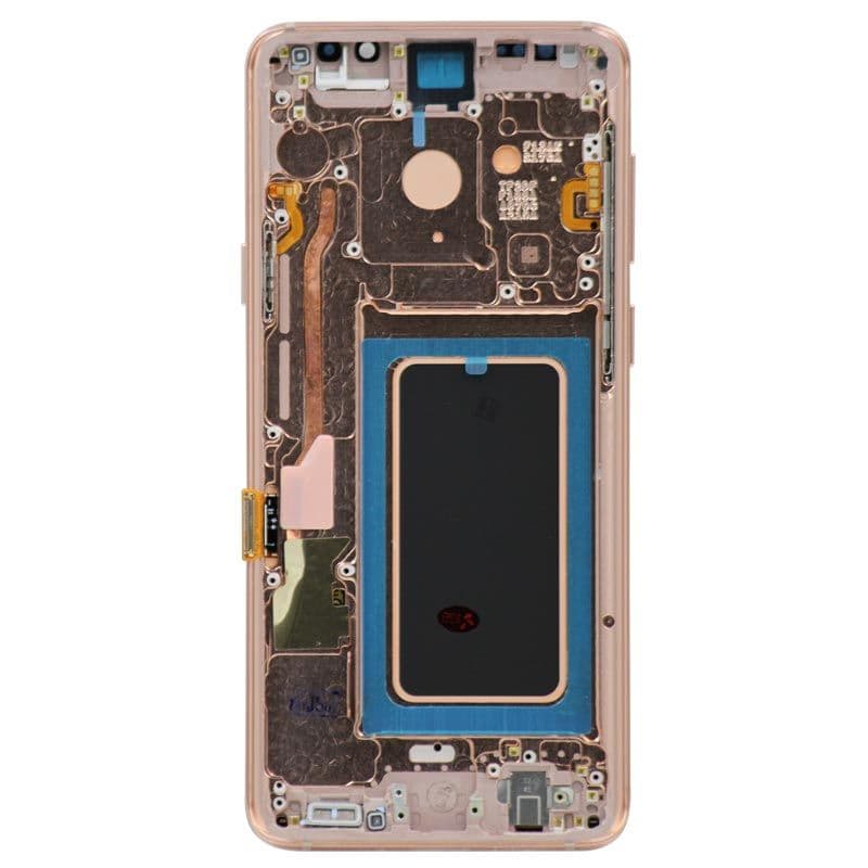 Aftermarket - OLED Screen and Digitizer Assembly w/ Frame for Samsung Galaxy S9 Plus (G965) (Sunrise Gold)