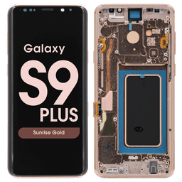 Aftermarket - OLED Screen and Digitizer Assembly w/ Frame for Samsung Galaxy S9 Plus (G965) (Sunrise Gold)