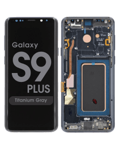 Aftermarket - OLED Screen and Digitizer Assembly w/ Frame for Samsung Galaxy S9 Plus (G965) (Titanium Gray)
