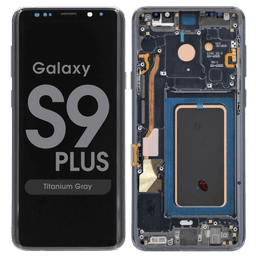 Aftermarket - OLED Screen and Digitizer Assembly w/ Frame for Samsung Galaxy S9 Plus (G965) (Titanium Gray)