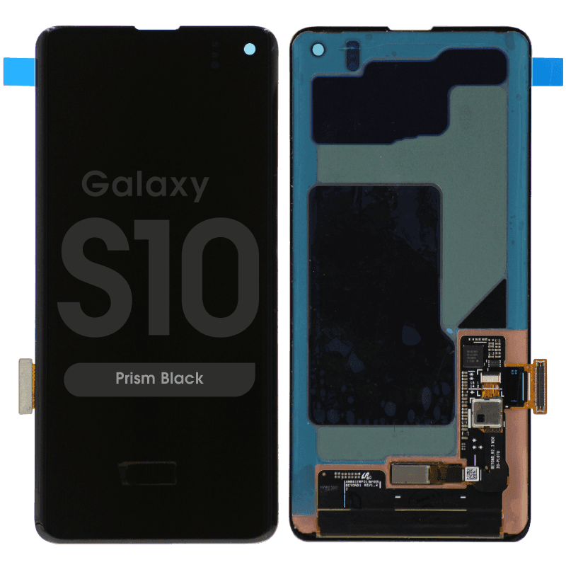 Refurbished - OLED Screen and Digitizer Assembly for Samsung Galaxy S10 (G973) (No Frame) (Prism Black)