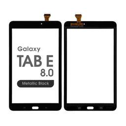 Glass and Digitizer Touch Panel for Samsung Galaxy Tab E 8.0 (T377) (Metallic Black)