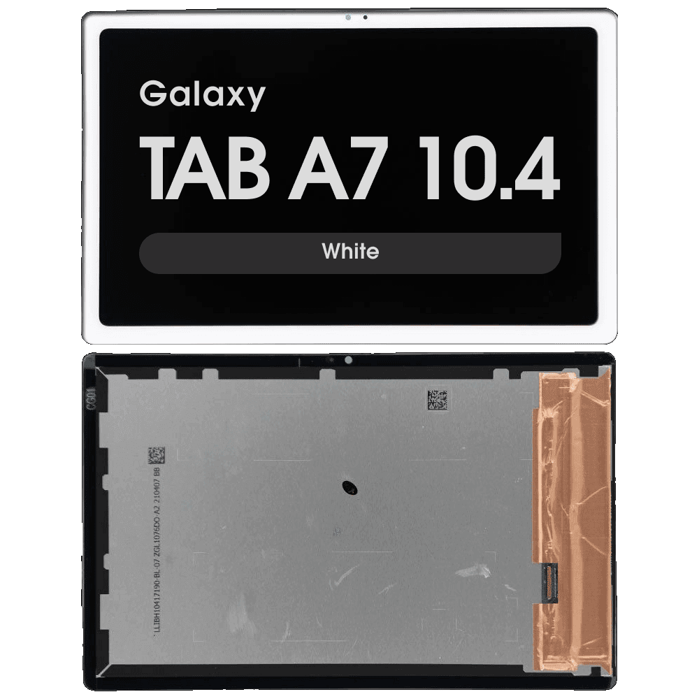 Refurbished - LCD Screen and Digitizer Assembly for Samsung Galaxy Tab A7 10.4 (T500 / T505) (No Frame) (White)