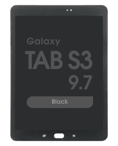 Refurbished - LCD Screen and Digitizer Assembly for Samsung Galaxy Tab S3 9.7 (T820 / T825 / T827) (No Frame) (Black)
