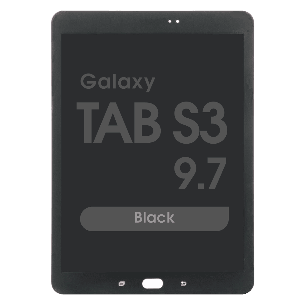 Refurbished - LCD Screen and Digitizer Assembly for Samsung Galaxy Tab S3 9.7 (T820 / T825 / T827) (No Frame) (Black)