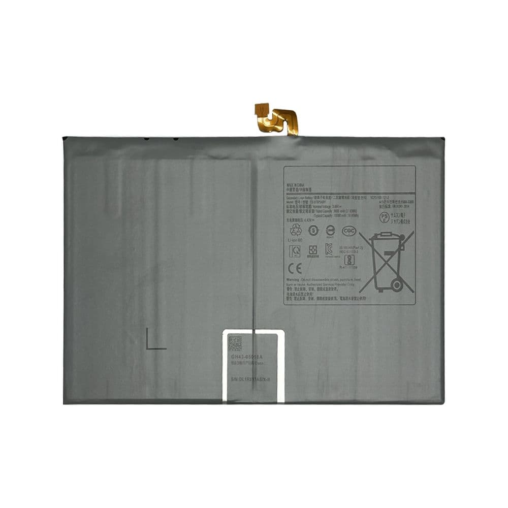 Battery for Samsung Galaxy Tab S7 Plus 12.4" (T970 / T975 / T976) (2020) / Tab S7 FE 12.4"(T730 / T733 / T736) (2021) / Tab S8 Plus (X800 / X806) ( 2022) (10090mAh) (EB-BT975ABY)