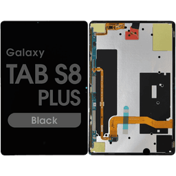 Refurbished - OLED Screen and Digitizer Assembly for Samsung Galaxy Tab S8 Plus (X800 / X806 - 2022) (No Frame) (Black)