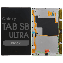 Refurbished - OLED Screen and Digitizer Assembly for Samsung Galaxy Tab S8 Ultra (X900 / X906 - 2022) (No Frame) (Black)