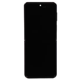 Service Pack - OLED Screen and Digitizer Assembly w/ Frame for Samsung Galaxy Z Flip3 5G (F711) (US / International Version) (Phantom Black)