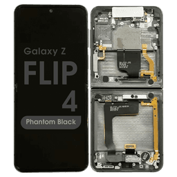 Refurbished - OLED Assembly w/ Digitizer for Samsung Galaxy Z Flip 4 (F721) (Phantom Black)