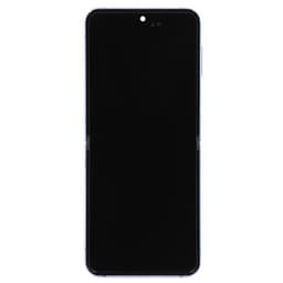 OEM Pull - OLED Screen and Digitizer Assembly w/ Frame for Samsung Galaxy Z Flip 4 (F721) (Grade C) (Blue)