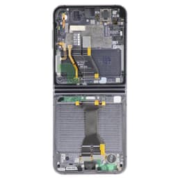 Service Pack - OLED Screen and Digitizer Assembly w/ Frame for Samsung Galaxy Z Flip 5G (1st Gen) (F731) (Graphite)