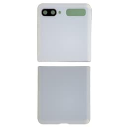Back Cover w/ Adhesive / Camera Lens for Samsung Galaxy Z Flip 5G (1st Gen) (F707) (White)