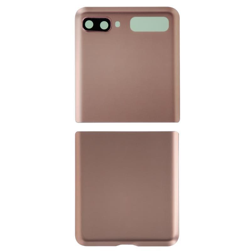 Back Cover w/ Adhesive / Camera Lens for Samsung Galaxy Z Flip 5G (1st Gen) (F707) (Mystic Bronze)