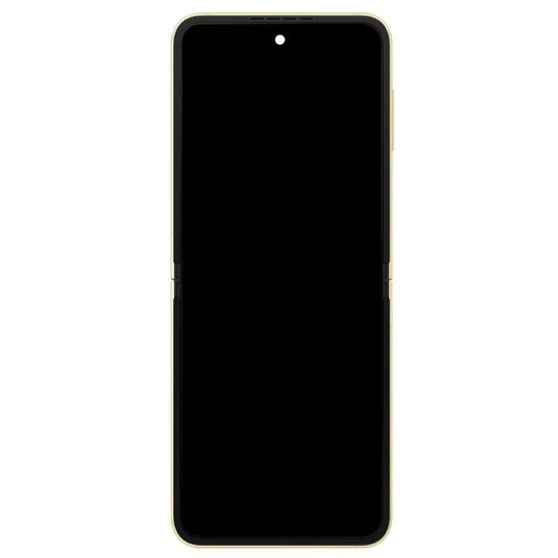 OEM Pull - OLED Screen and Digitizer Assembly w/ Frame for Samsung Galaxy Z Flip 6 5G (F741) (Grade B Plus) (Yellow)