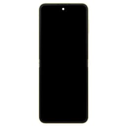 OEM Pull - OLED Screen and Digitizer Assembly w/ Frame for Samsung Galaxy Z Flip 6 5G (F741) (Grade B Plus) (Yellow)