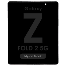 Service Pack - OLED Screen and Digitizer Assembly w/ Frame for Samsung Galaxy Z Fold 2 5G (F916) (US / International Version) (Main Screen) (Mystic Black)