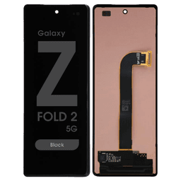 Premium - OLED Screen and Digitizer Assembly for Samsung Galaxy Z Fold 2 5G (F916B) (Secondary Screen) (No Frame) (Black)
