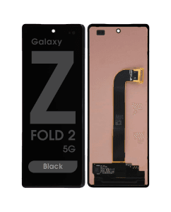 Premium - OLED Screen and Digitizer Assembly for Samsung Galaxy Z Fold 2 5G (F916B) (Secondary Screen) (No Frame) (Black)