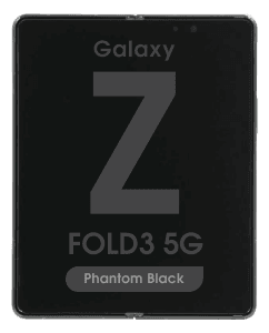 Service Pack - OLED Screen and Digitizer Assembly w/ Frame for Samsung Galaxy Z Fold3 5G (International Version) (Phantom Black)