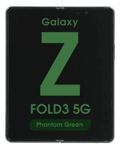 Service Pack - OLED Screen and Digitizer Assembly w/ Frame for Samsung Galaxy Z Fold3 5G (International Version) (Phantom Green)