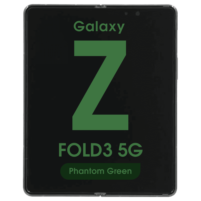 Service Pack - OLED Screen and Digitizer Assembly w/ Frame for Samsung Galaxy Z Fold3 5G (International Version) (Phantom Green)